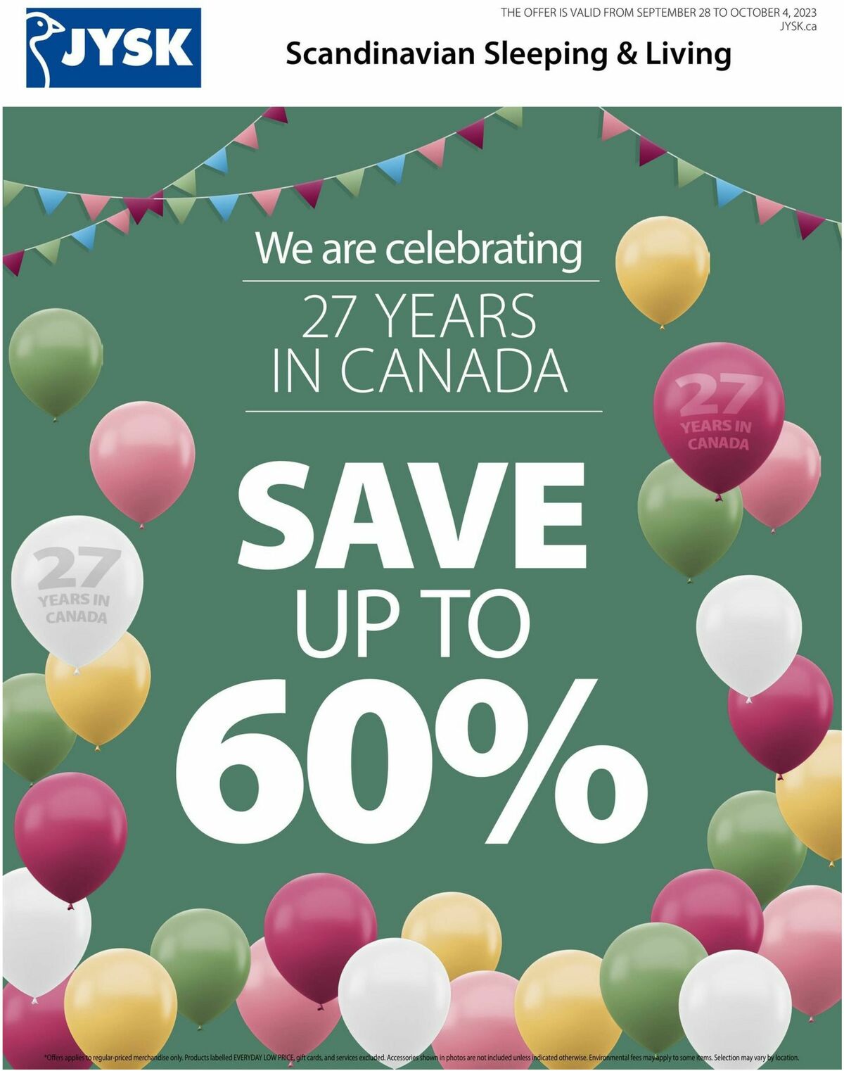 JYSK Flyer from September 28