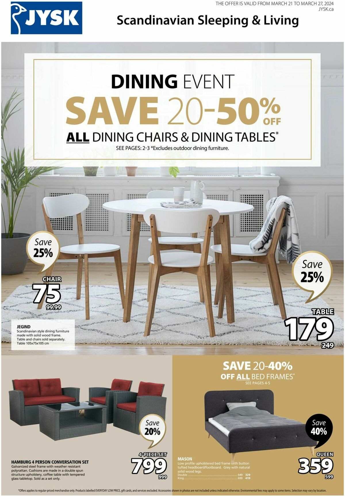 JYSK Flyer from March 21