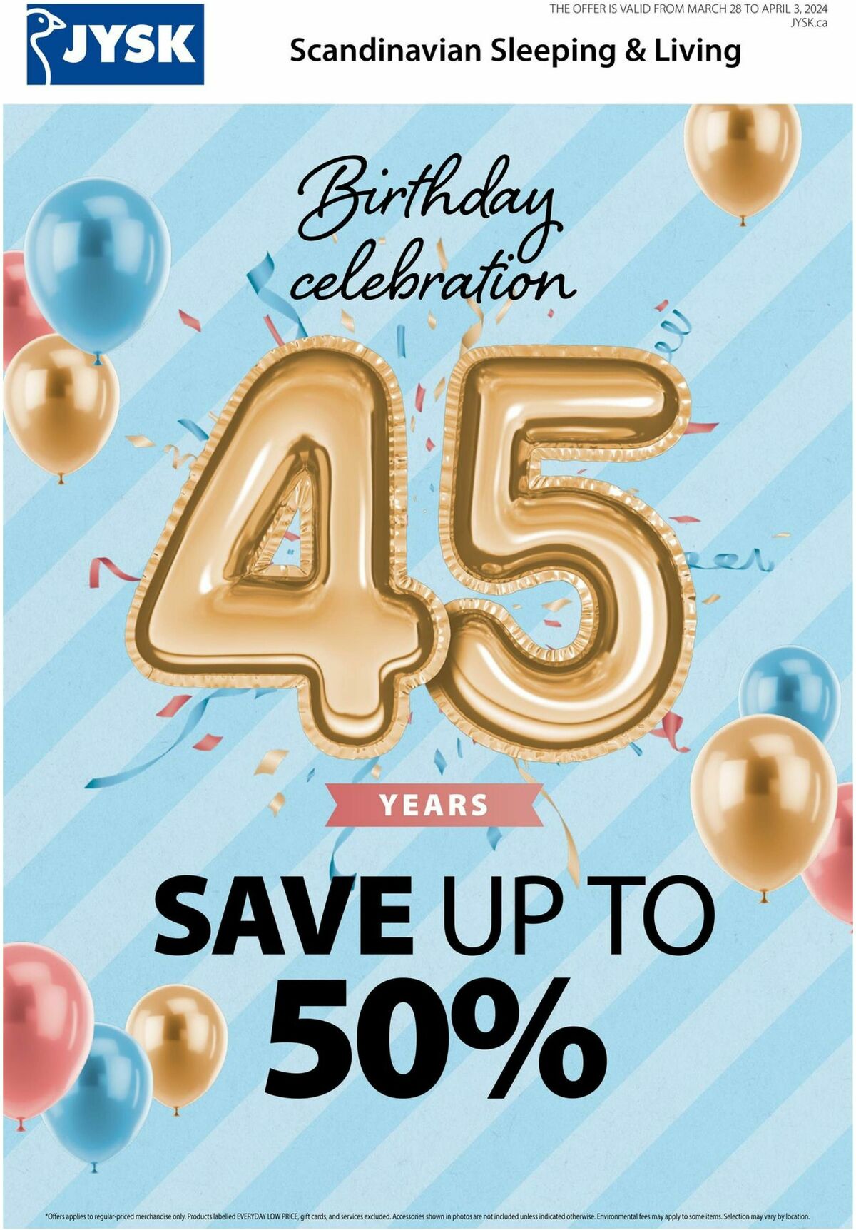 JYSK Flyer from March 28