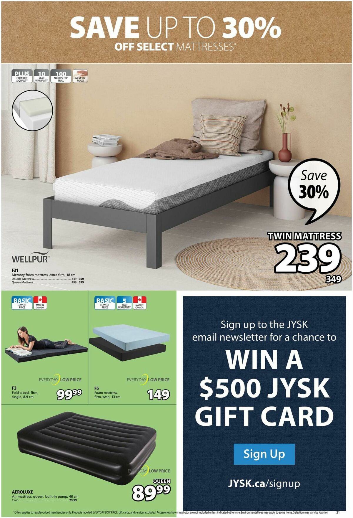 JYSK Flyer from April 25