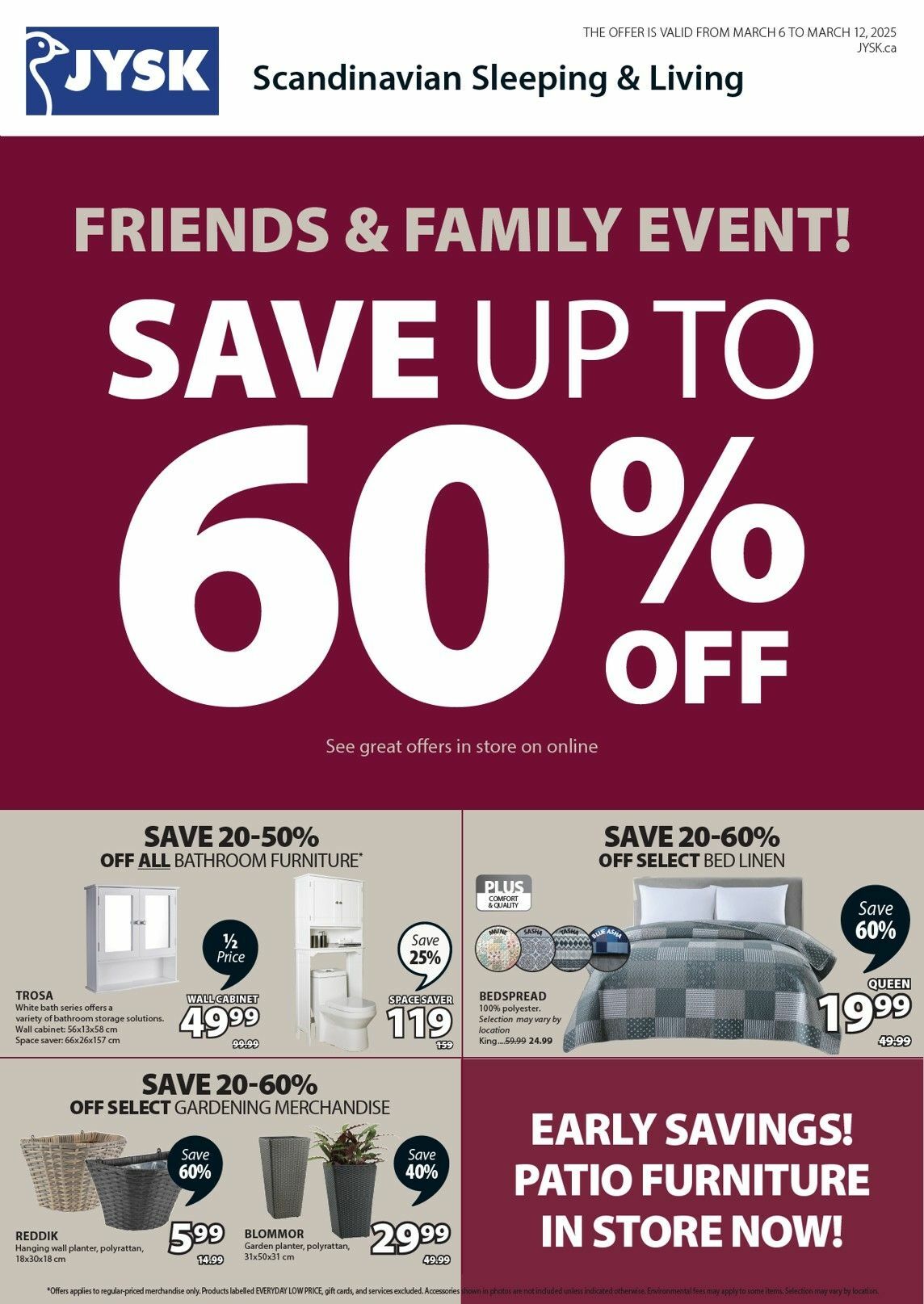 JYSK Flyer from March 6