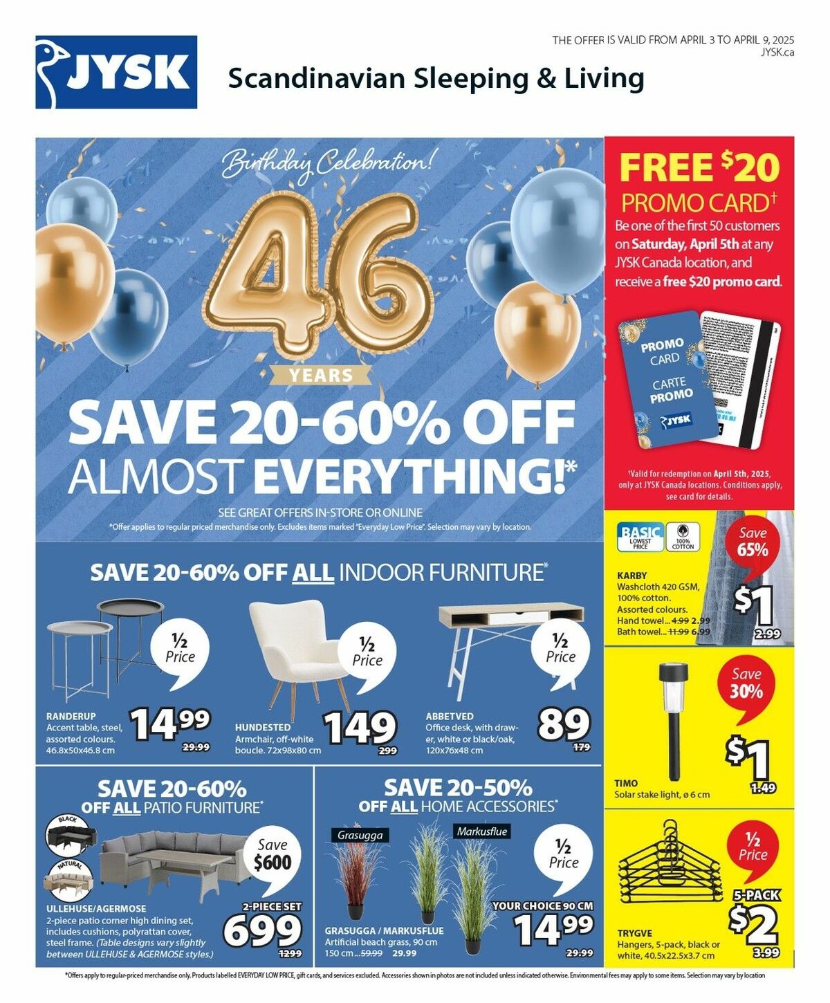 JYSK Flyer from April 3