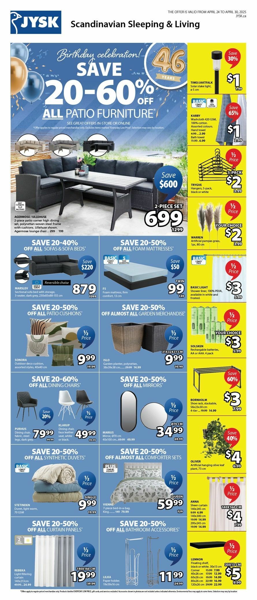 JYSK Flyer from April 24