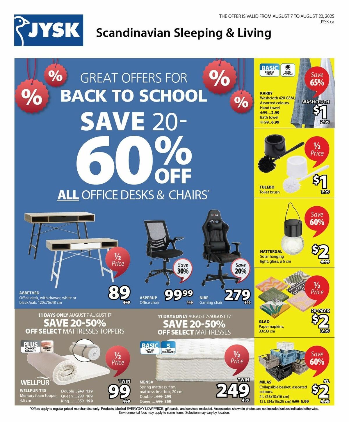 JYSK Flyer from August 7