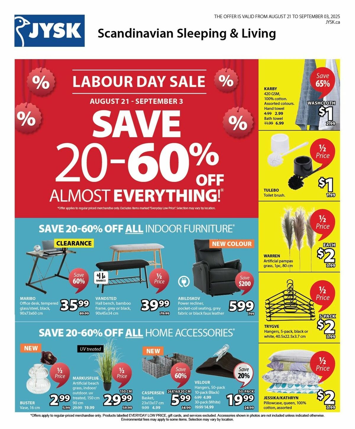 JYSK Flyer from August 21