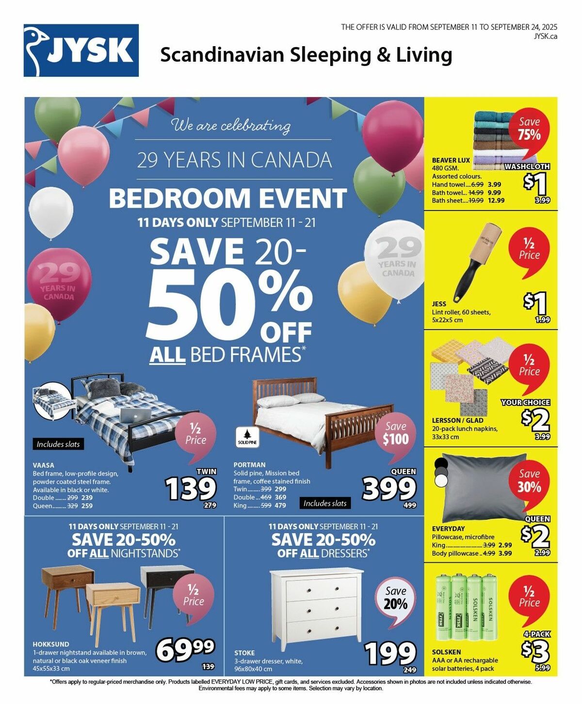 JYSK Flyer from September 11