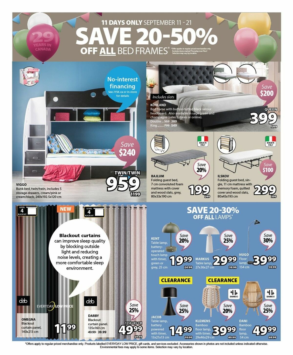 JYSK Flyer from September 11