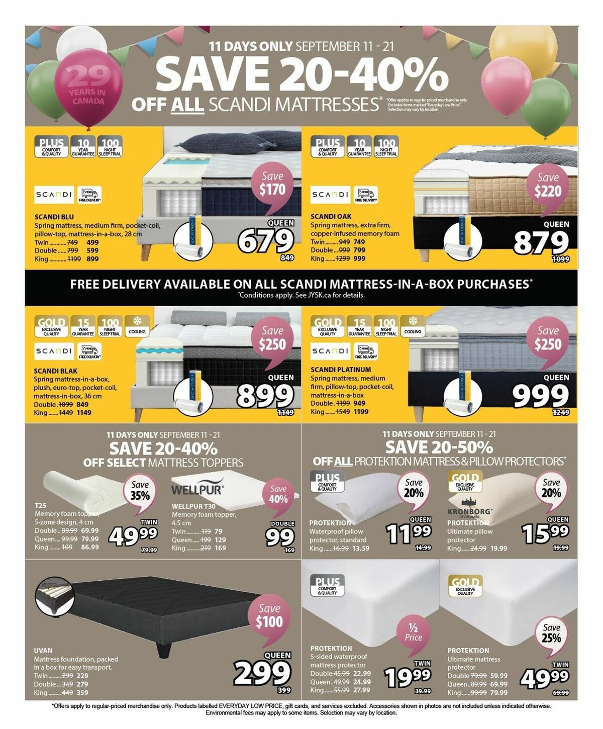 JYSK Flyer from September 11