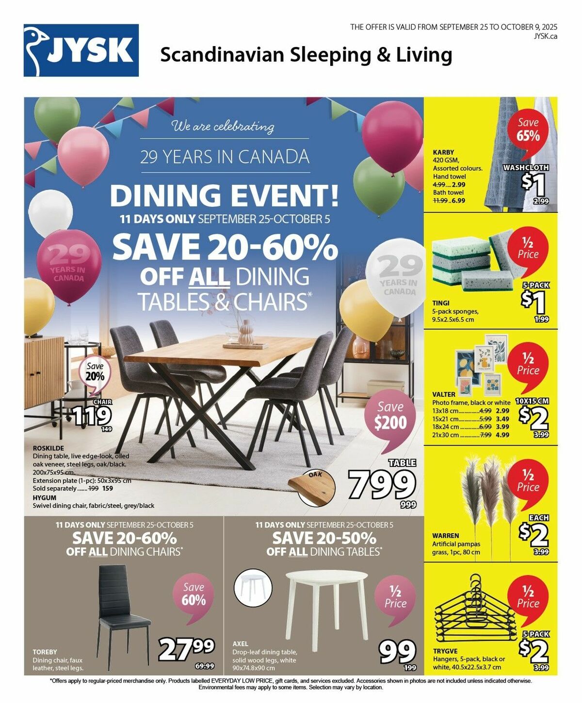 JYSK Flyer from September 25