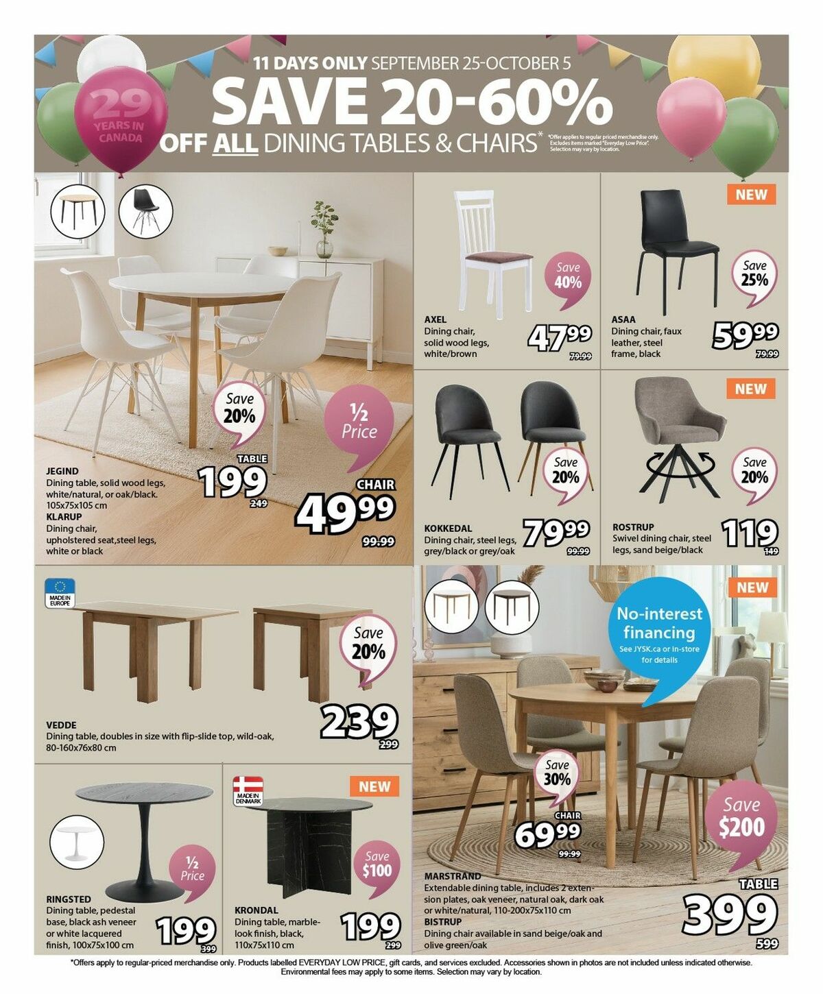 JYSK Flyer from September 25