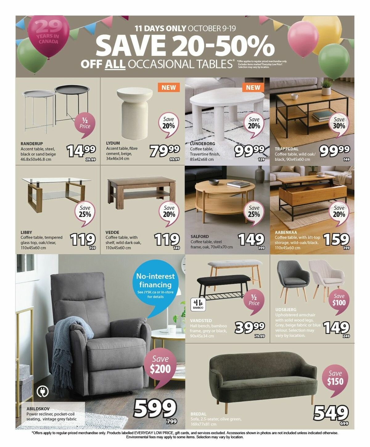 JYSK Flyer from October 9