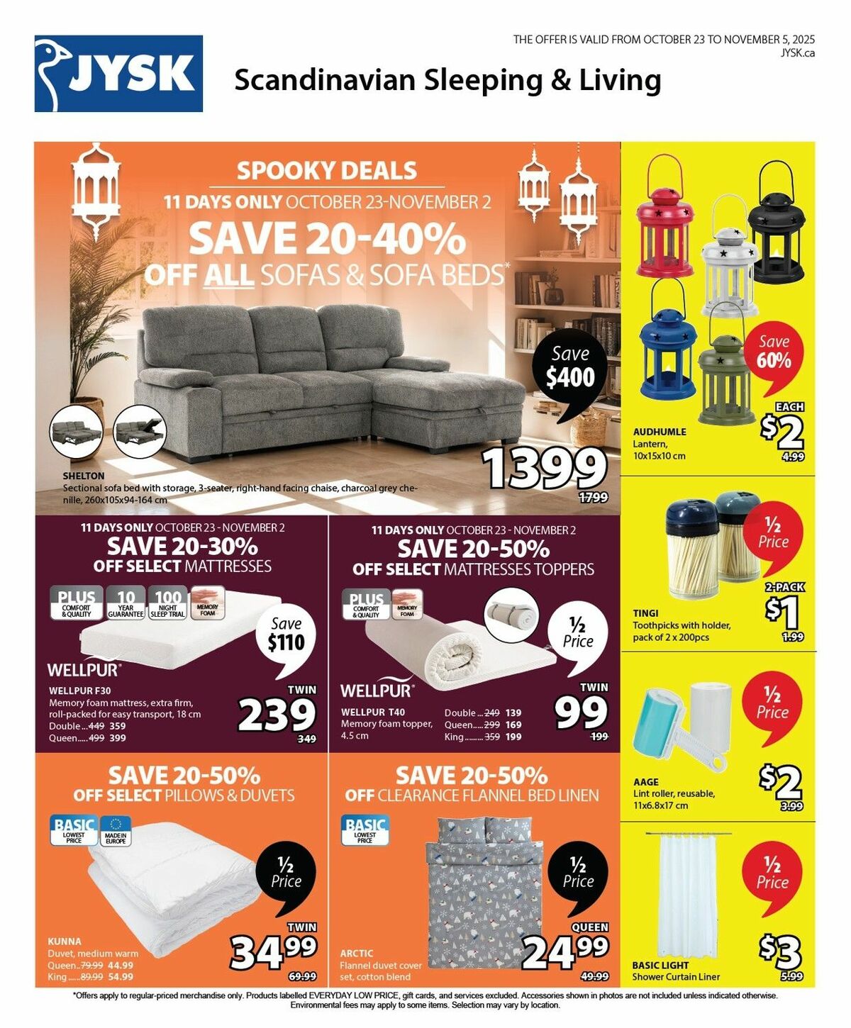 JYSK Flyer from October 23