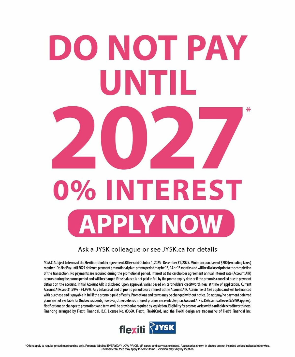 JYSK Flyer from October 23