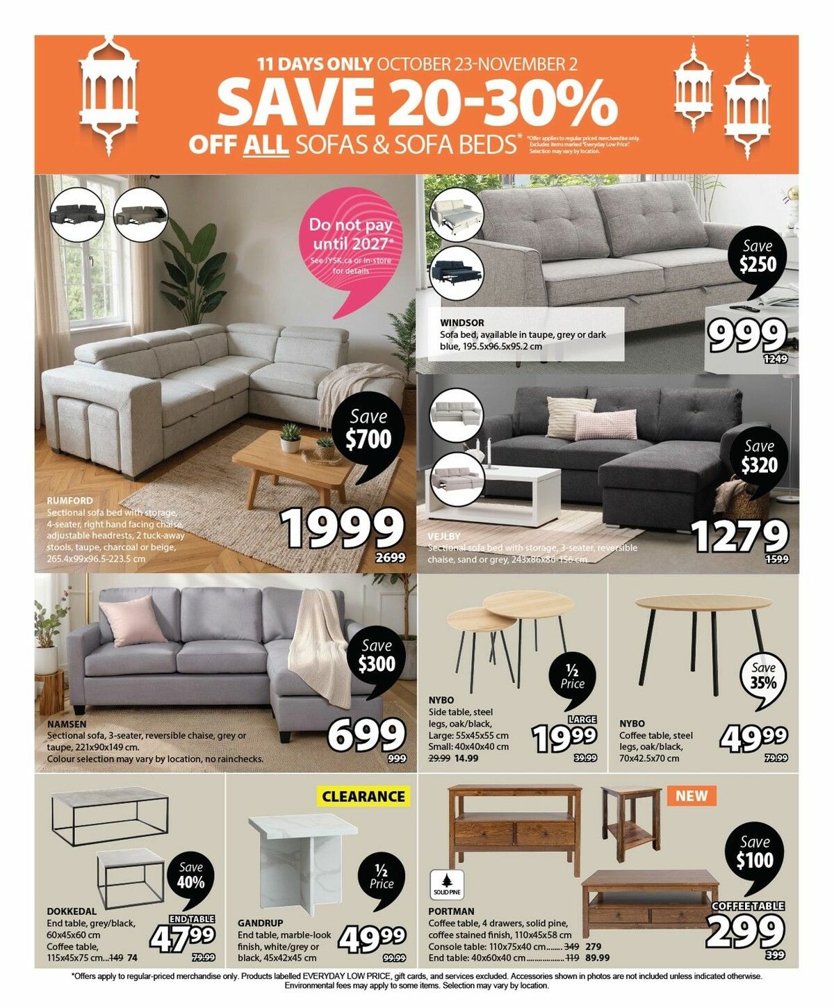 JYSK Flyer from October 23