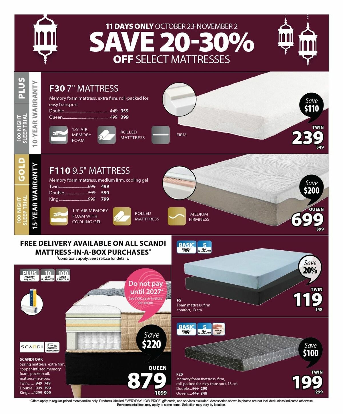 JYSK Flyer from October 23