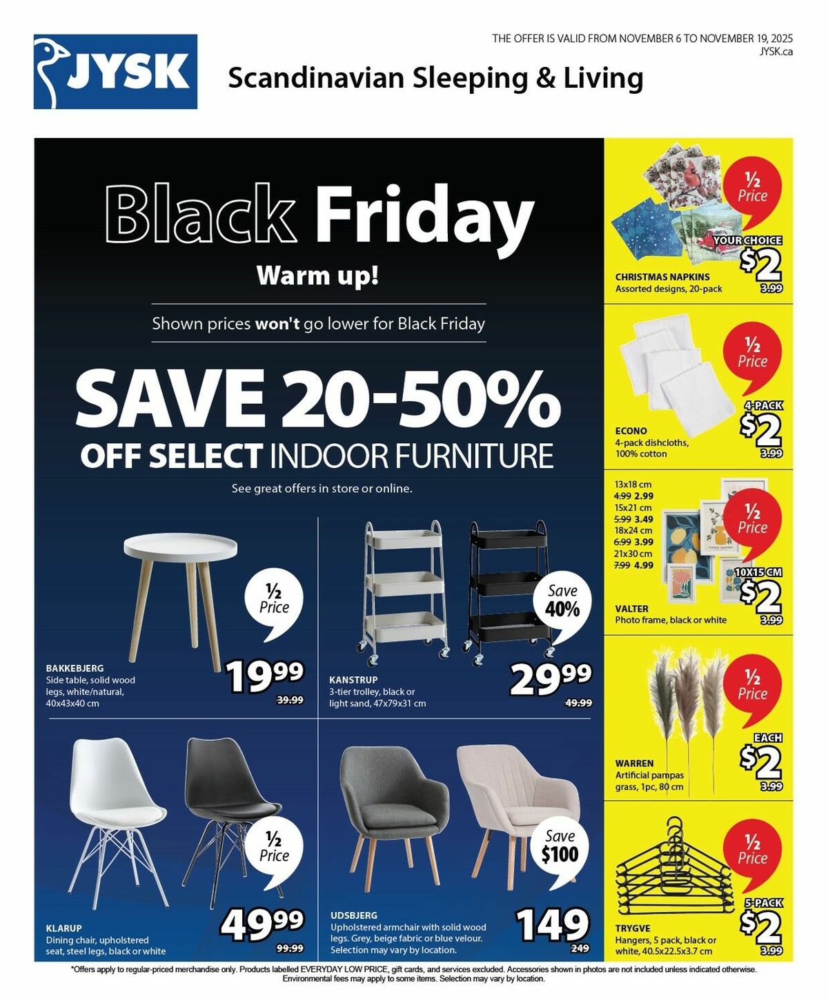 JYSK Flyer from November 6