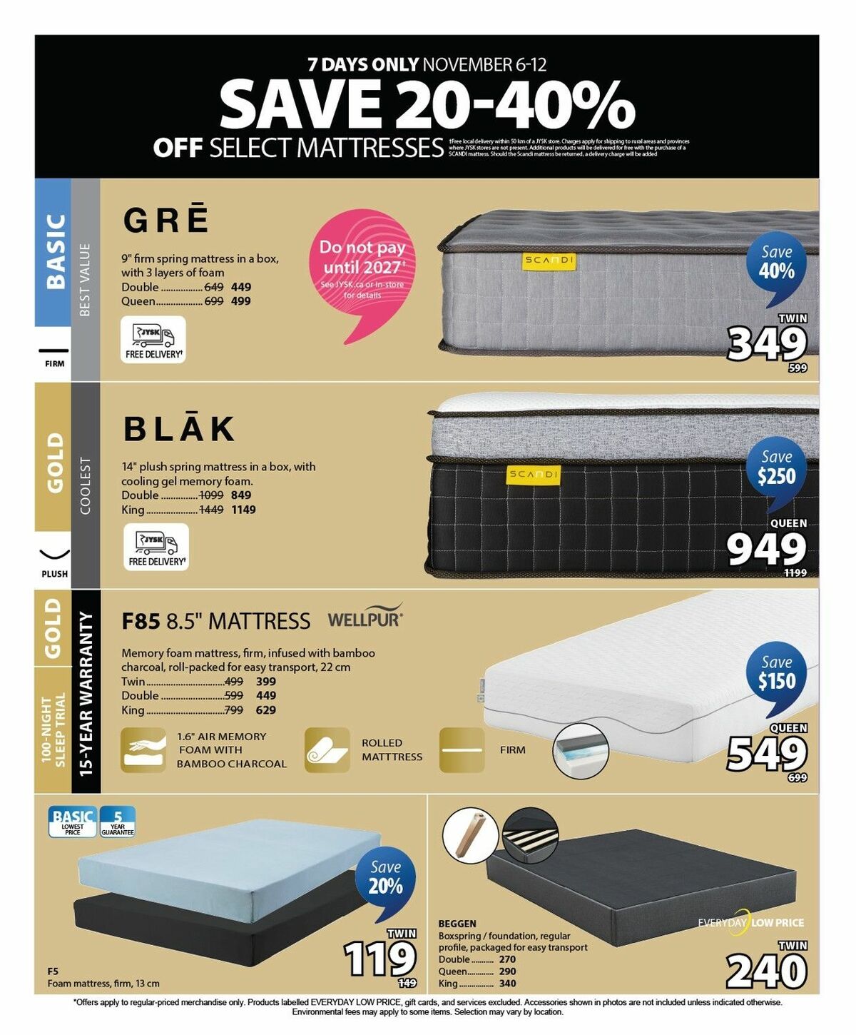 JYSK Flyer from November 6