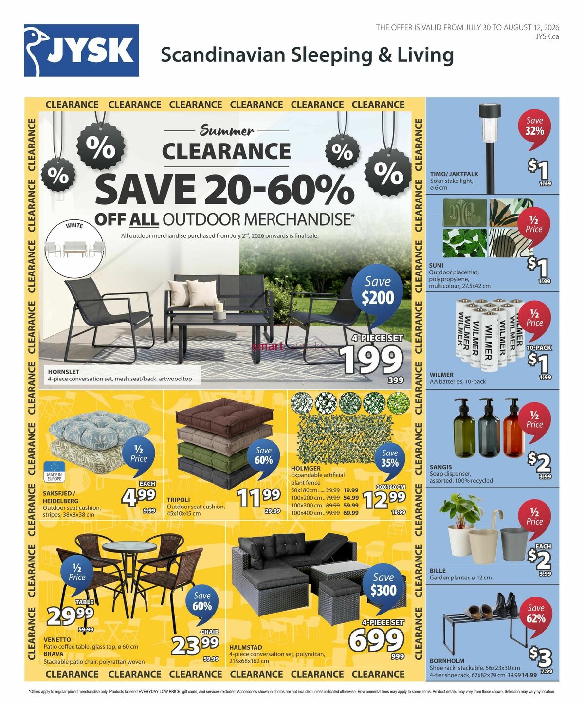 JYSK Flyer from July 30
