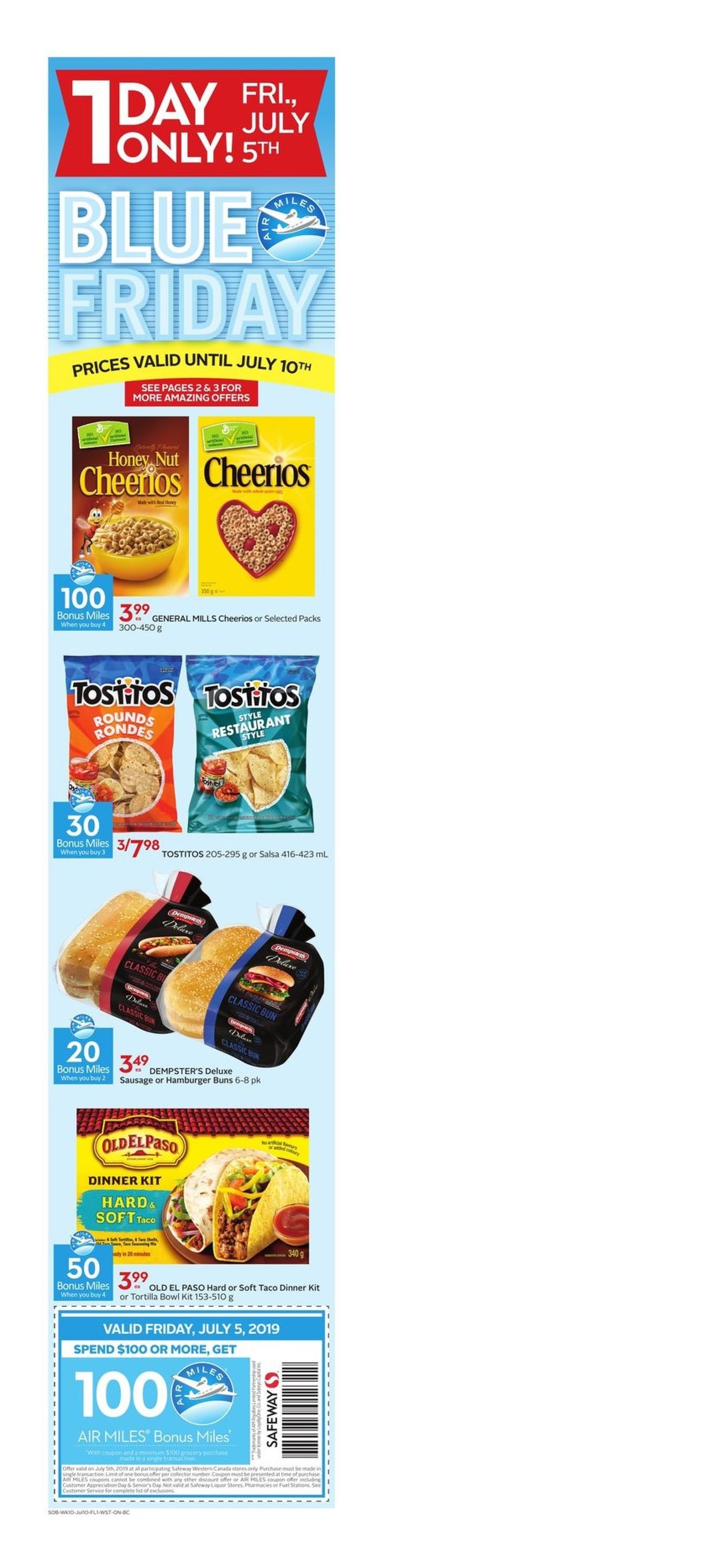 Safeway Flyer from July 4