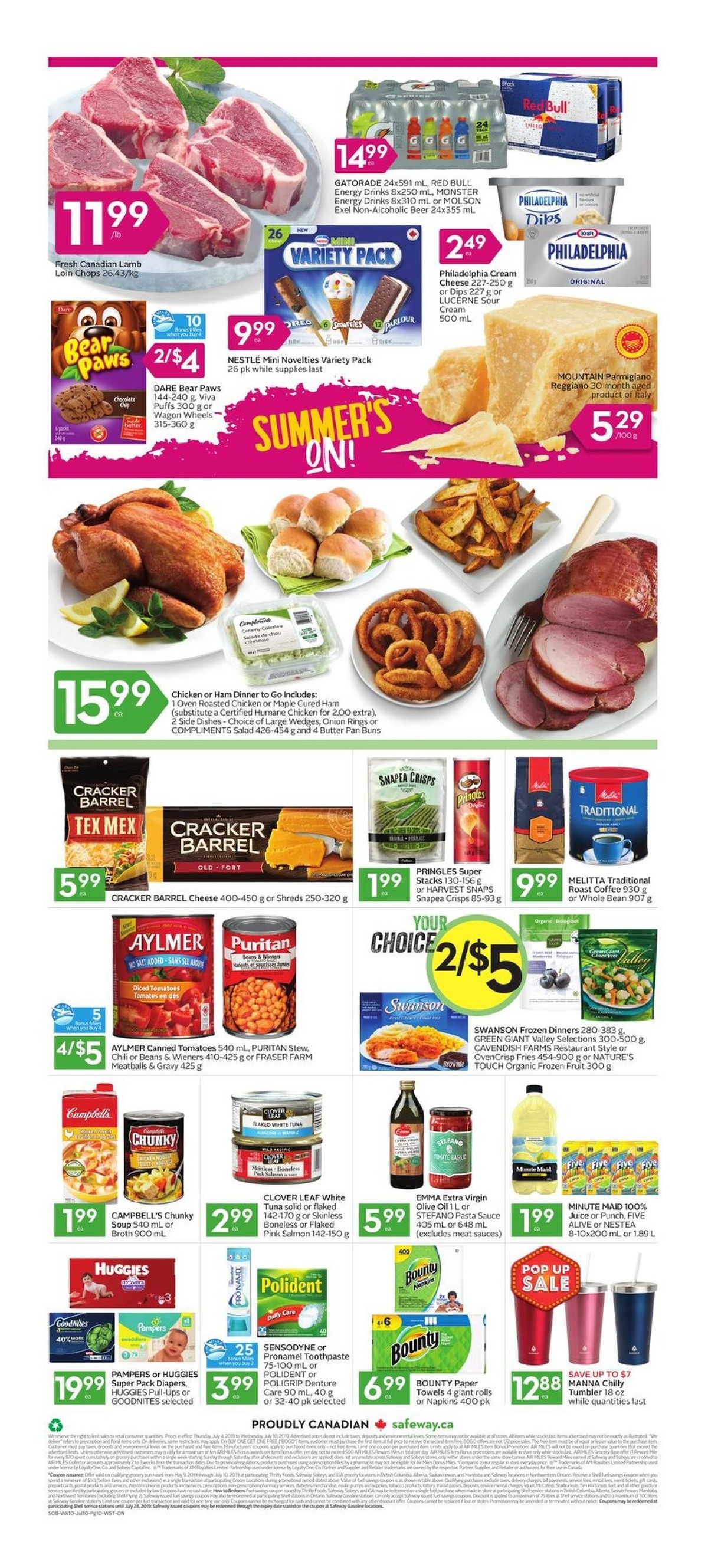 Safeway Flyer from July 4