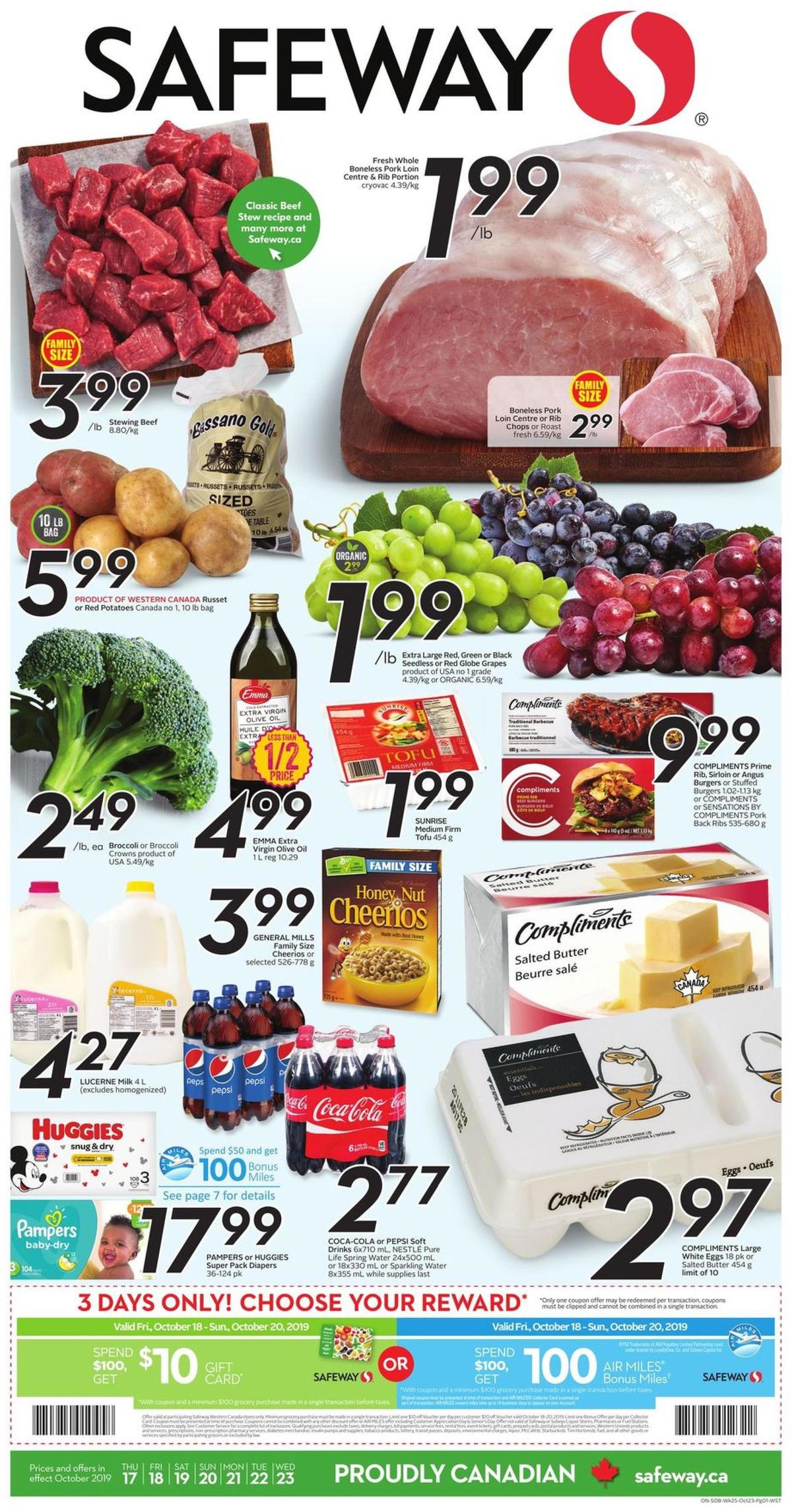Safeway Flyer from October 17
