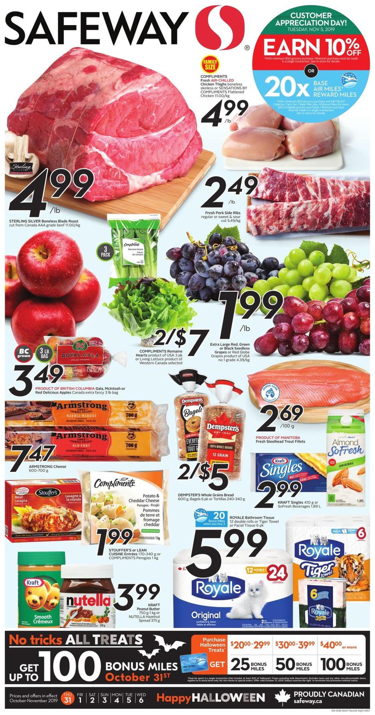 Safeway Flyer from October 31