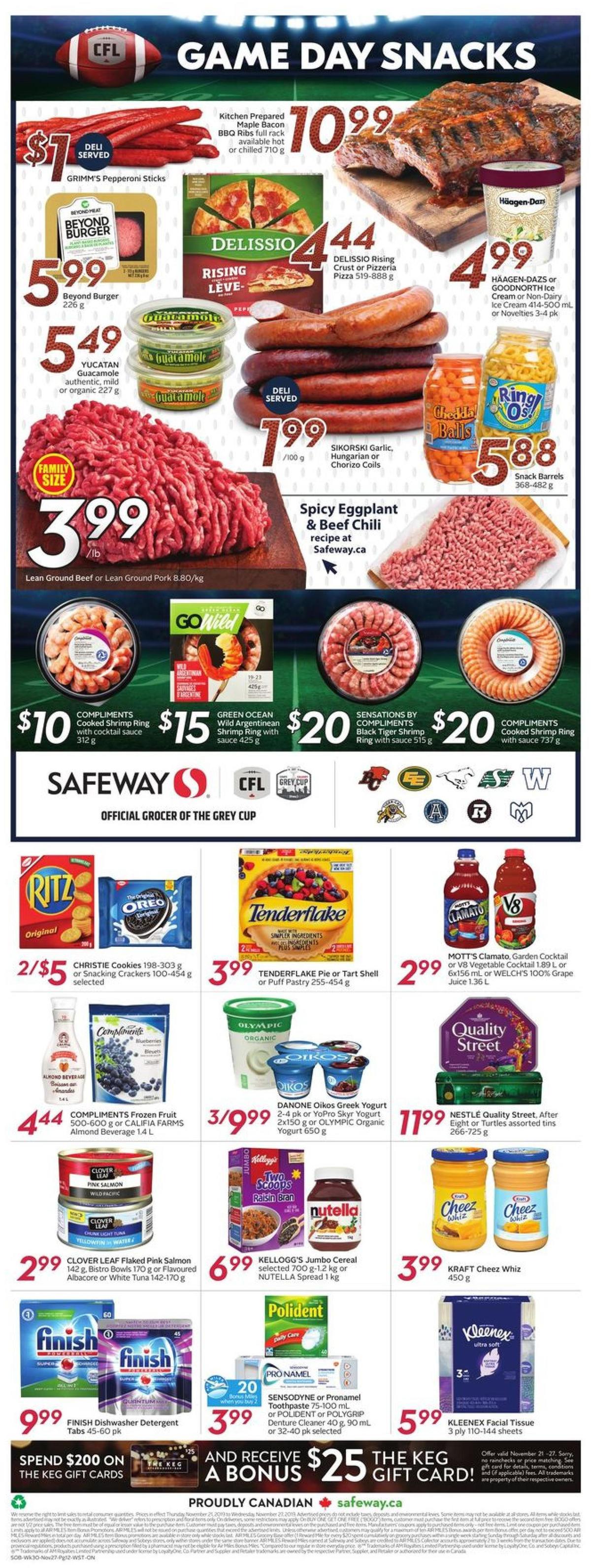 Safeway Flyer from November 21