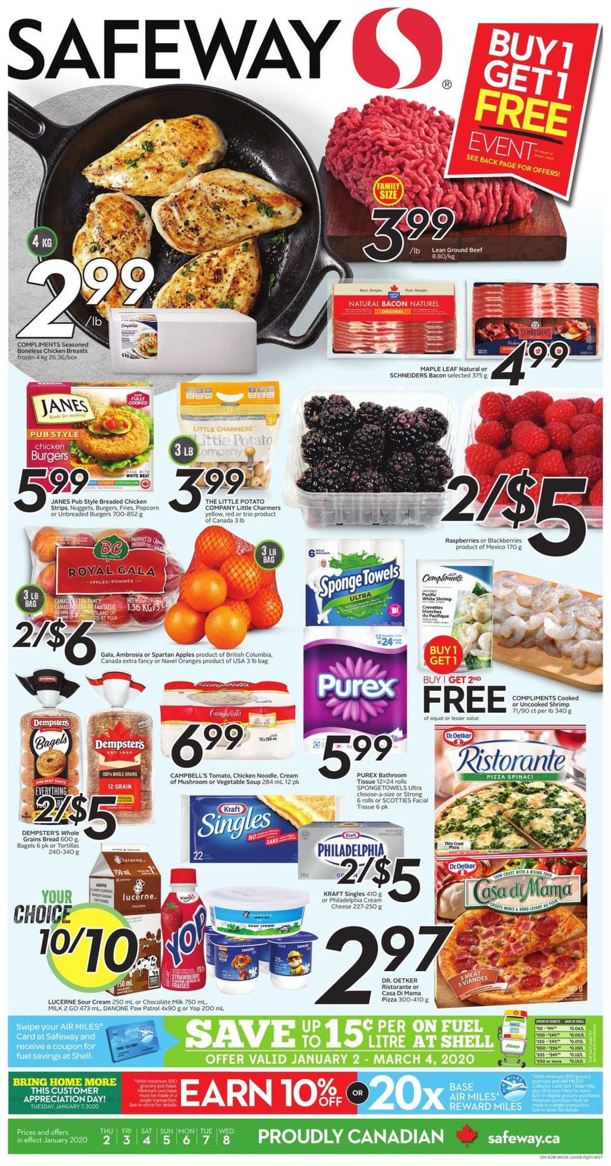Safeway Flyer from January 2