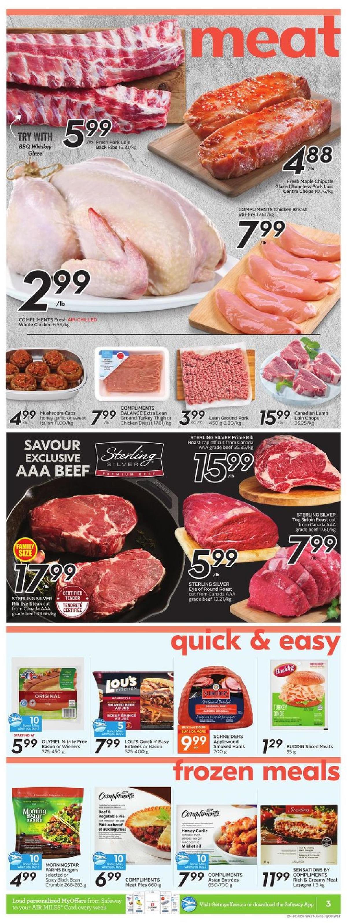 Safeway Flyer from January 9