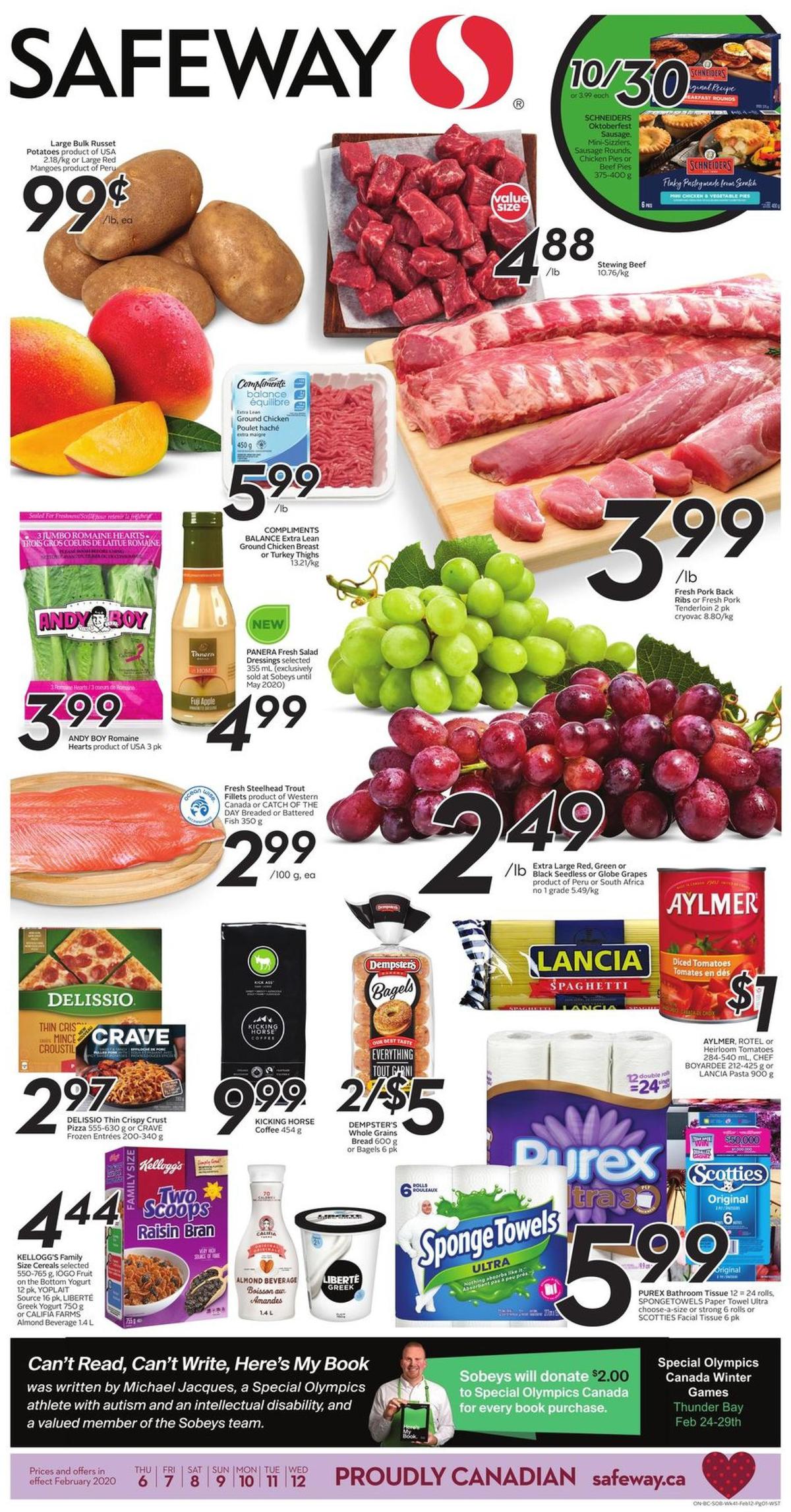 Safeway Flyer from February 6