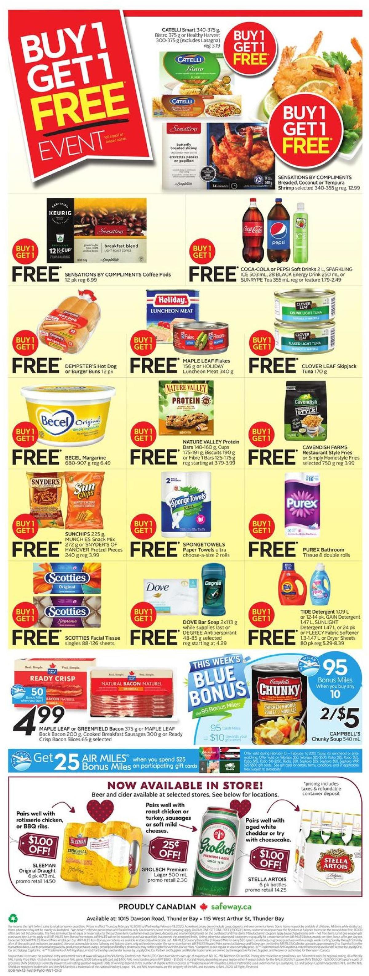 Safeway Flyer from February 13