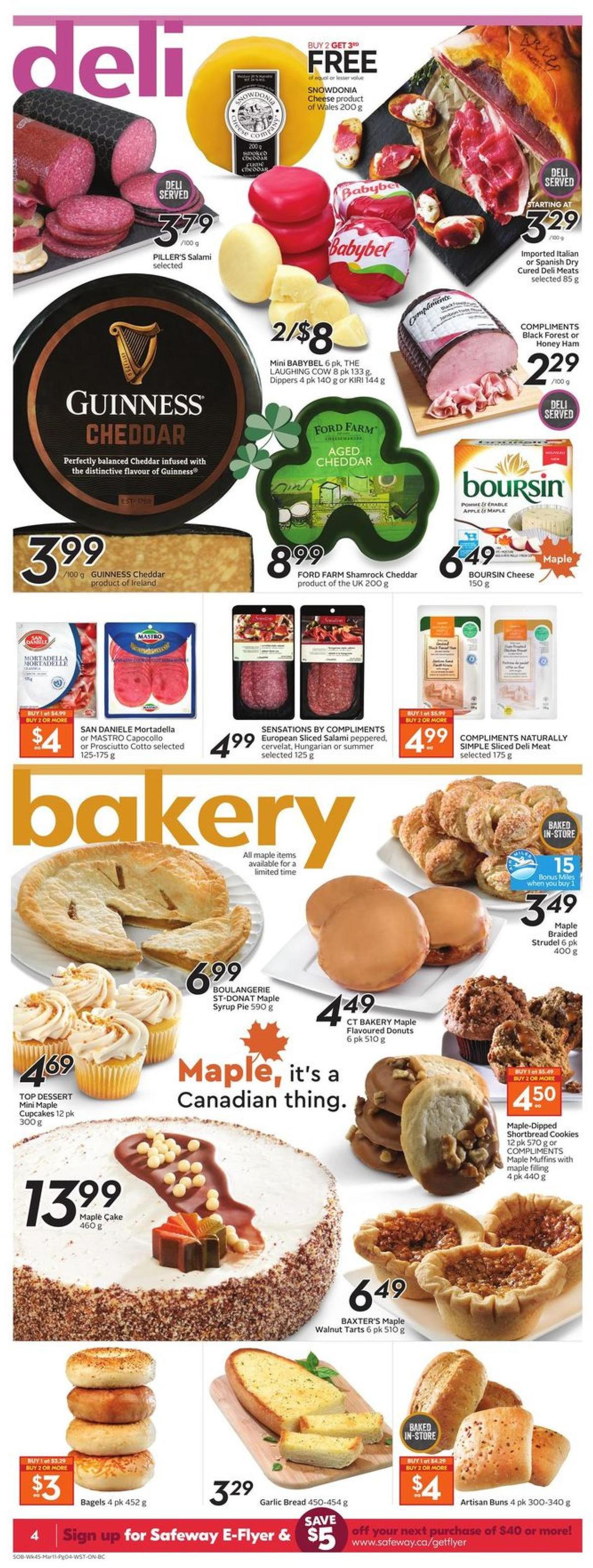 Safeway Flyer from March 5