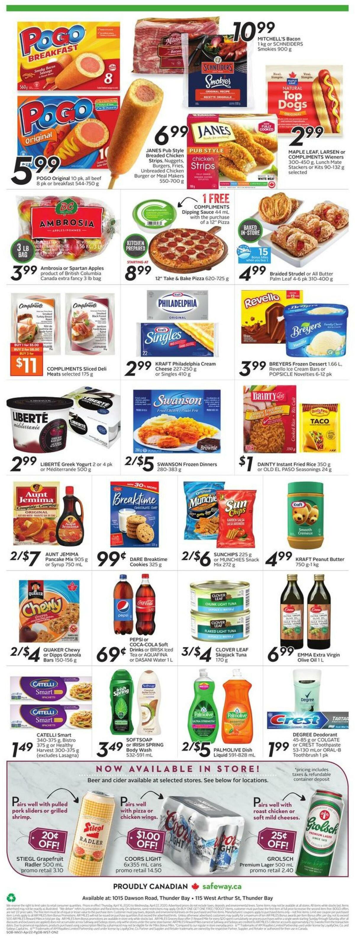 Safeway Flyer from April 16