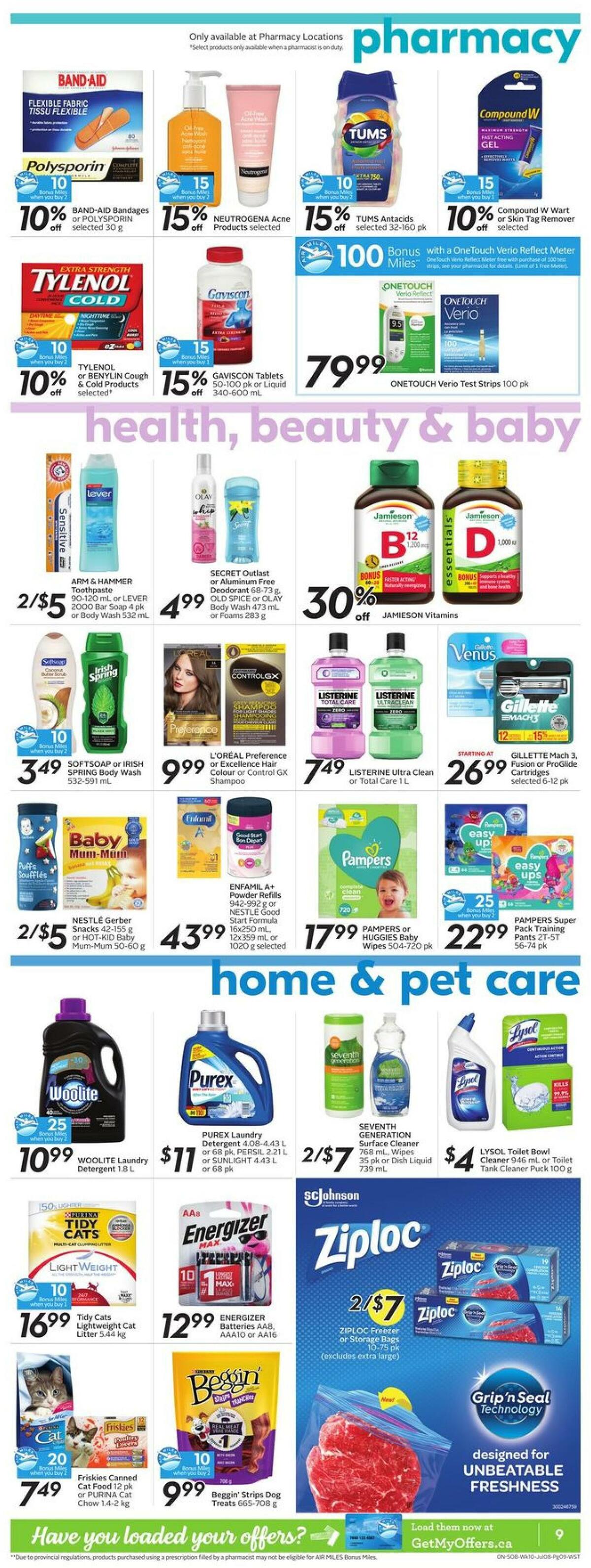 Safeway Flyer from July 2