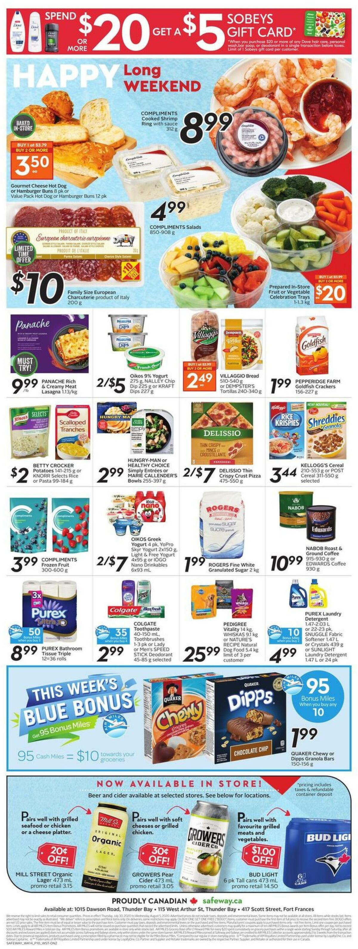 Safeway Flyer from July 30