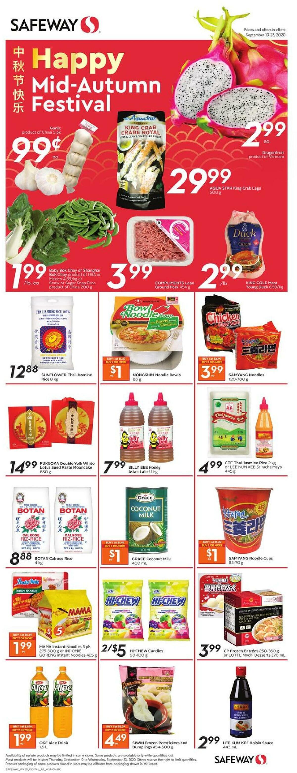 Safeway Flyer from September 10