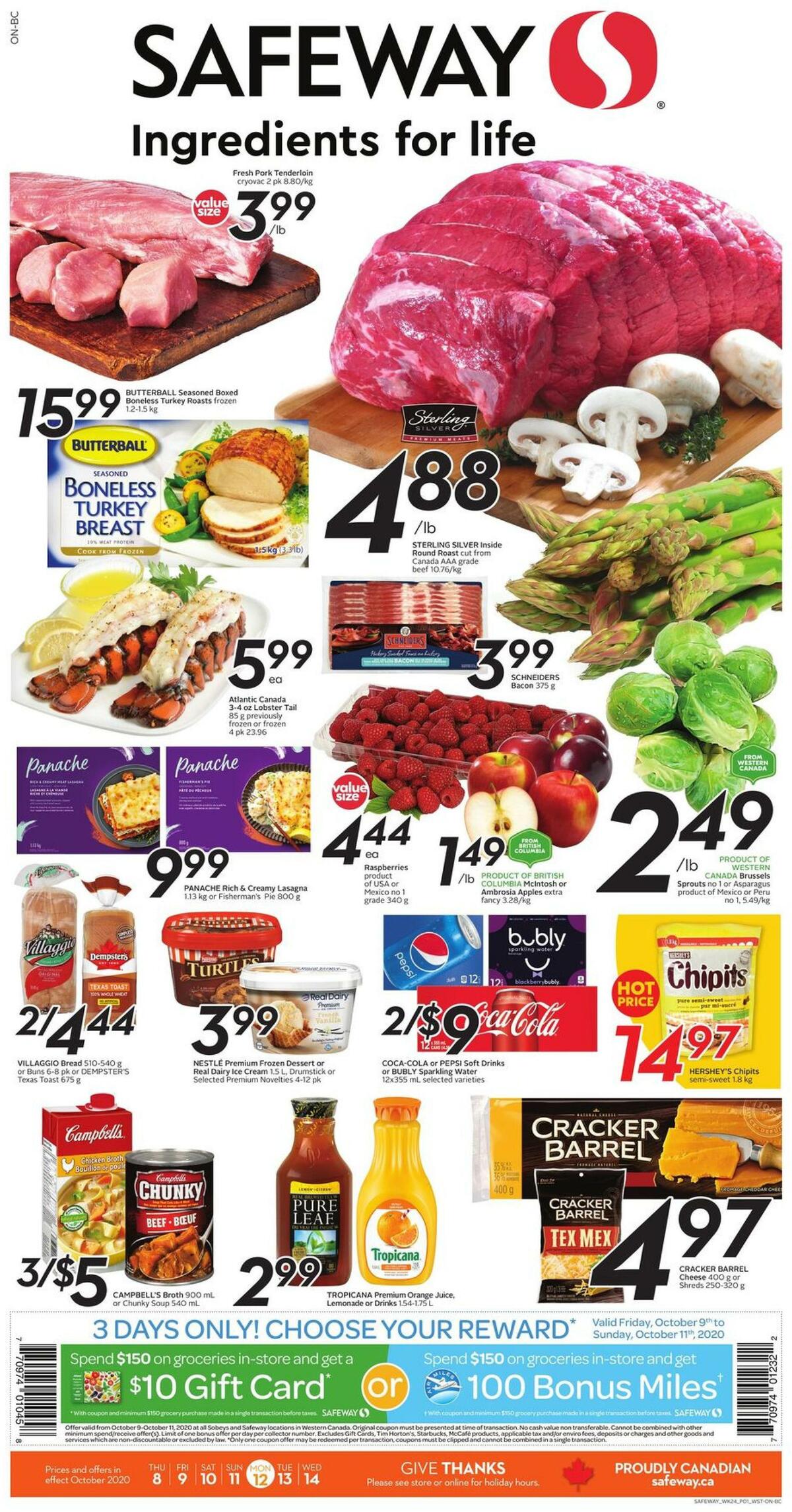 Safeway Flyer from October 8