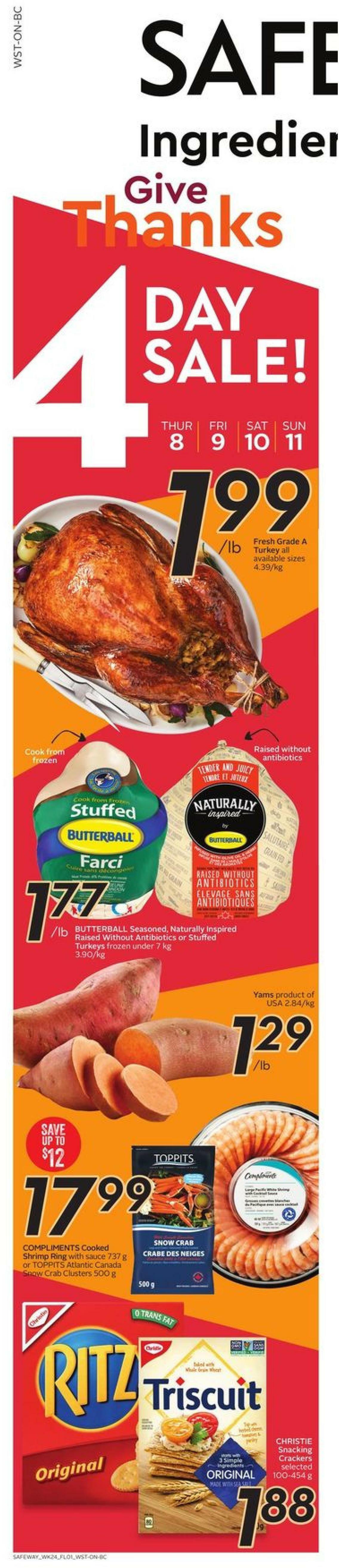 Safeway Flyer from October 8