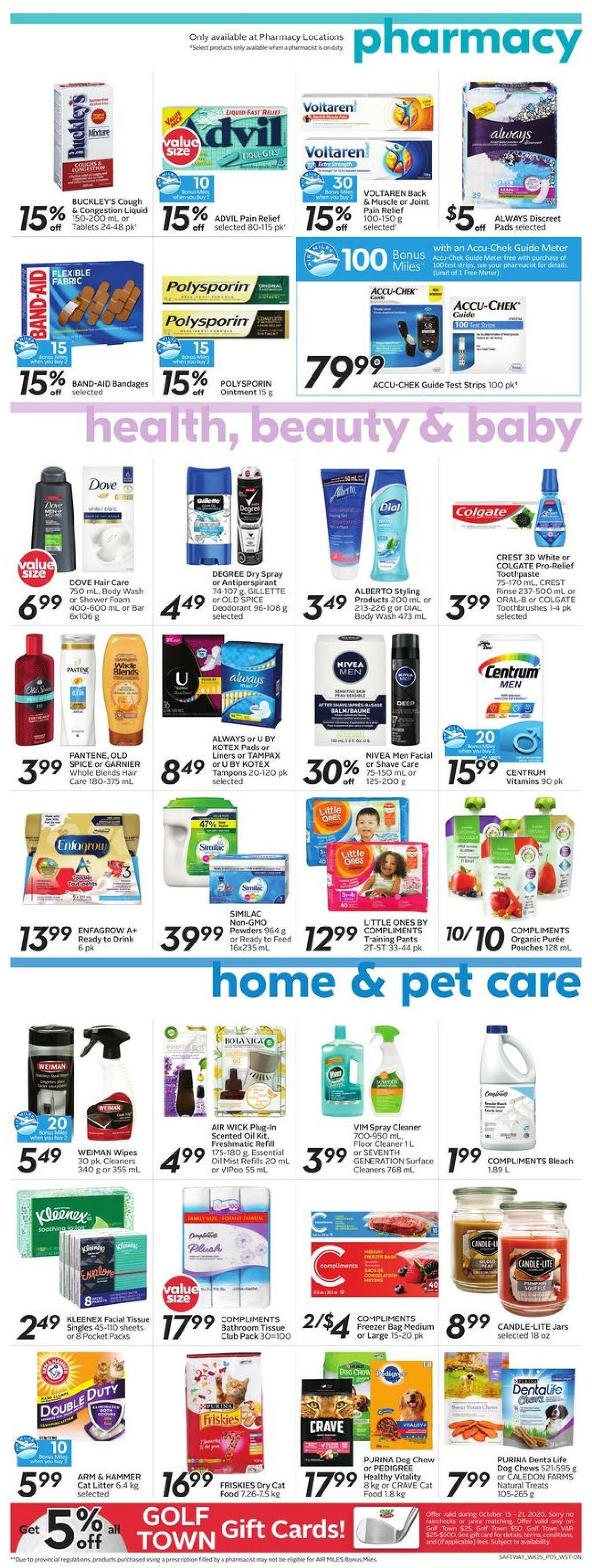 Safeway Flyer from October 15