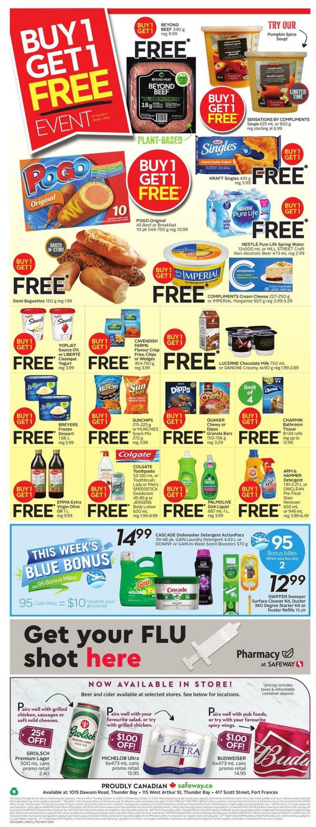 Safeway Flyer from October 15