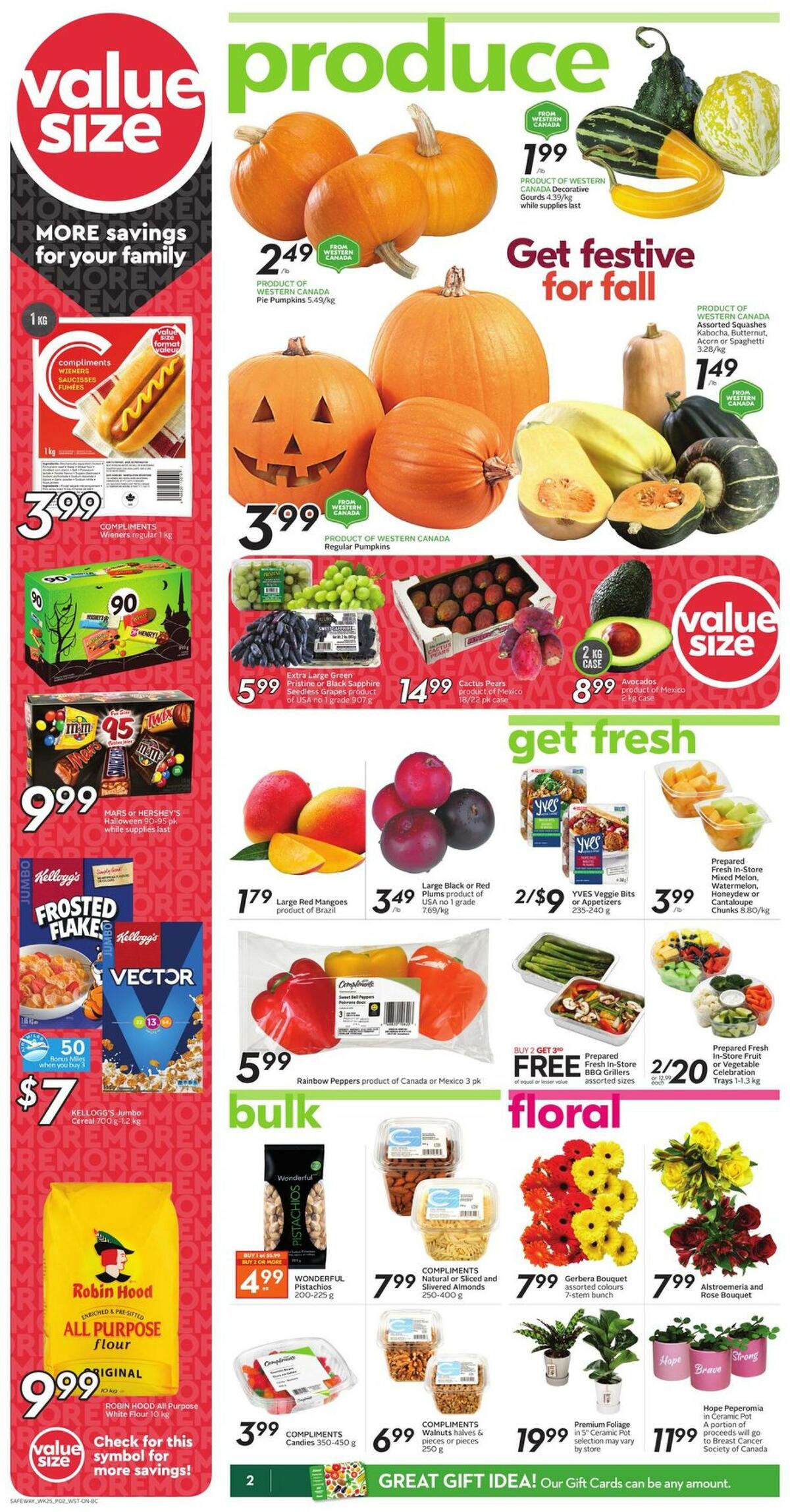 Safeway Flyer from October 15