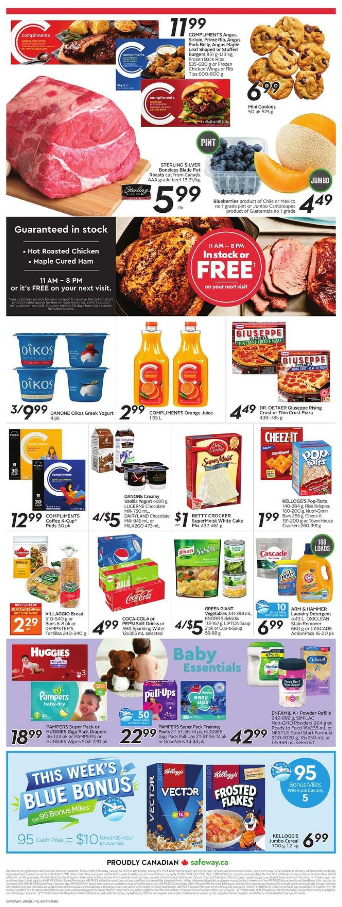 Safeway Flyer from January 14