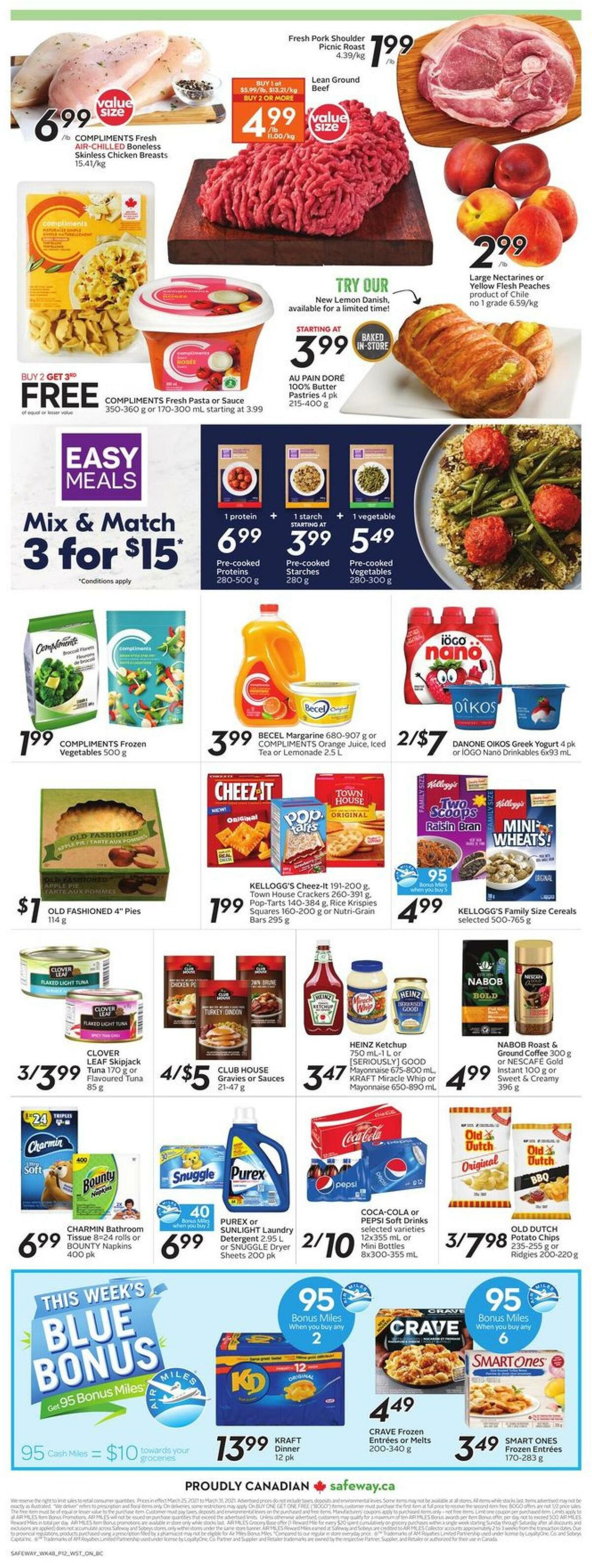 Safeway Flyer from March 25