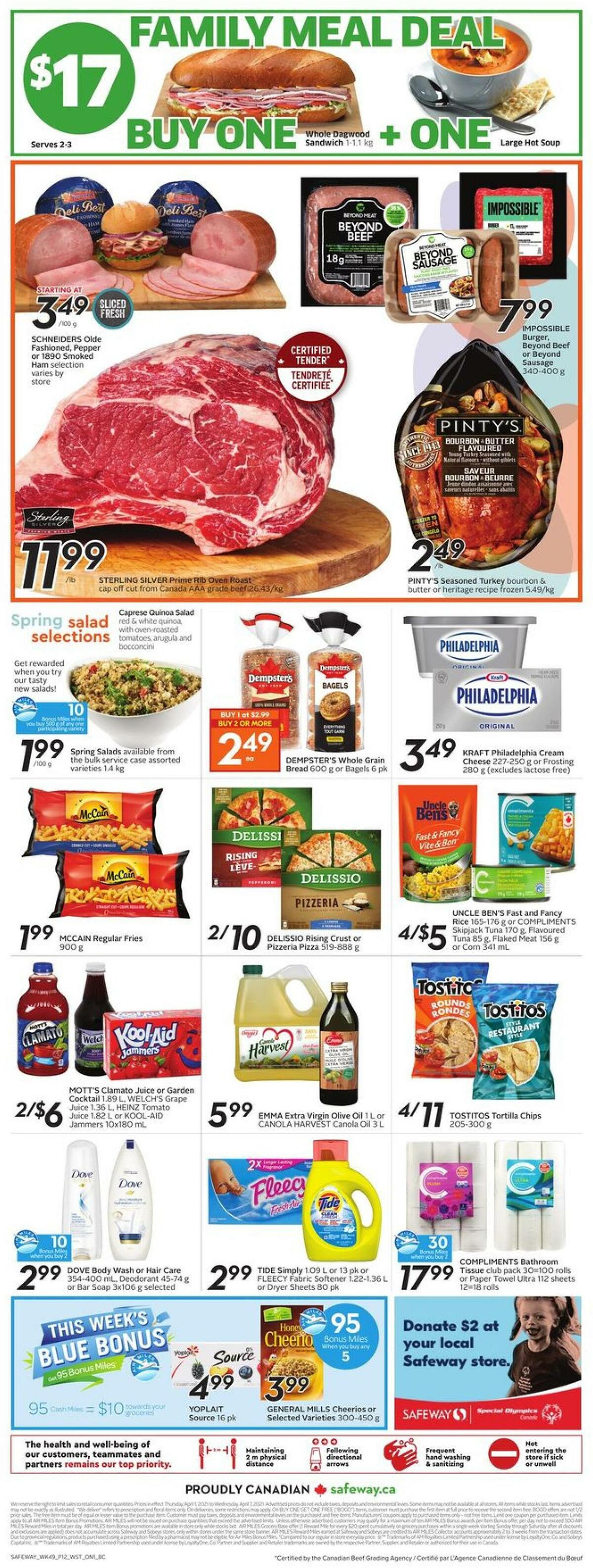 Safeway Flyer from April 1
