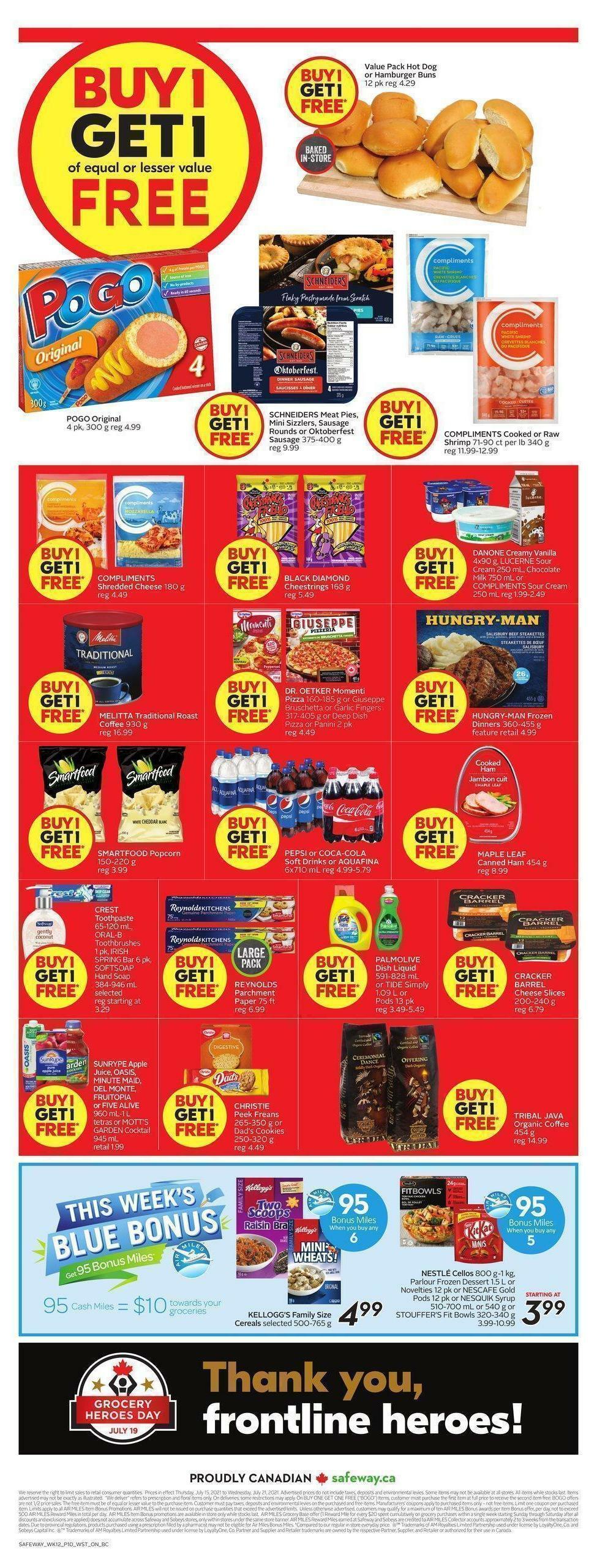 Safeway Flyer from July 15