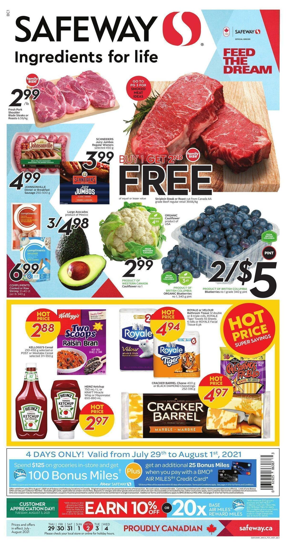 Safeway Flyer from July 29