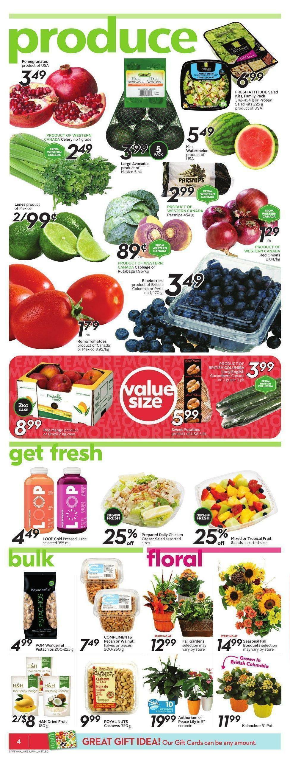 Safeway Flyer from September 30