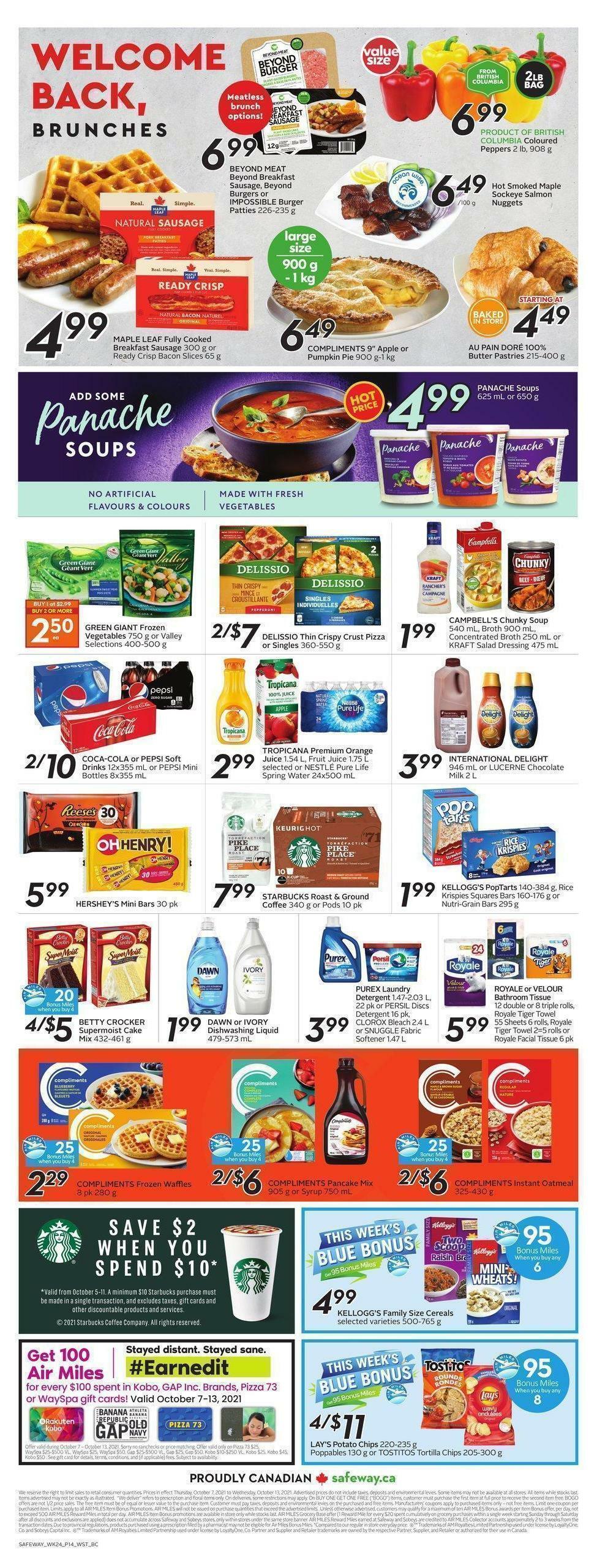 Safeway Flyer from October 7