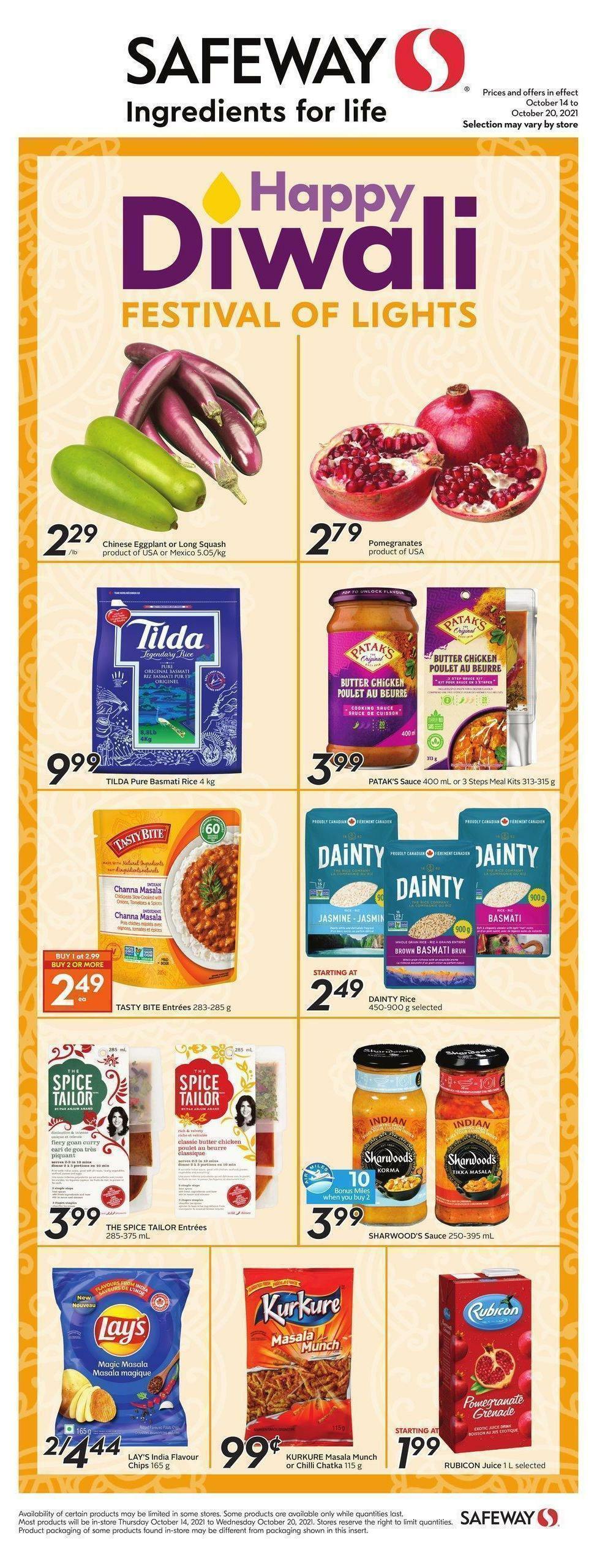 Safeway Flyer from October 14