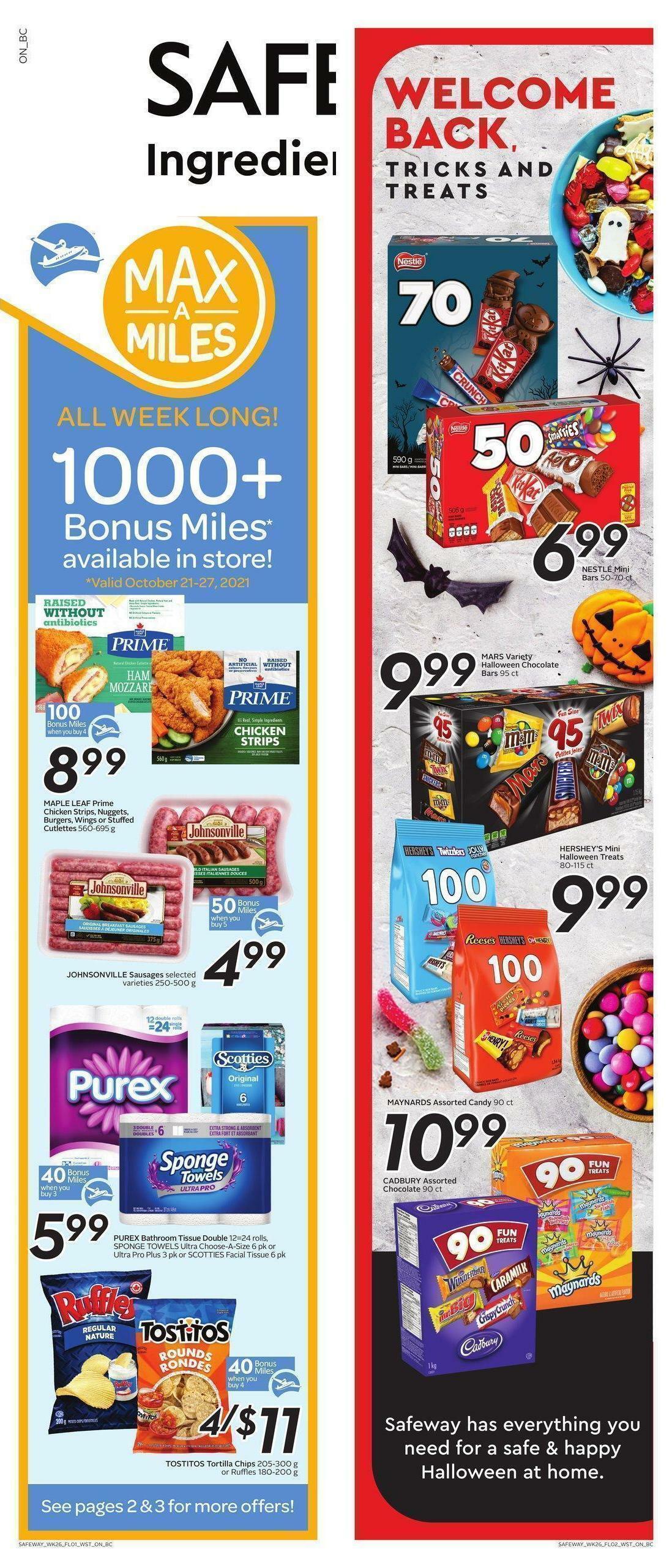 Safeway Flyer from October 21